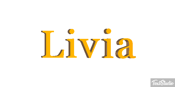 Livia Text effect