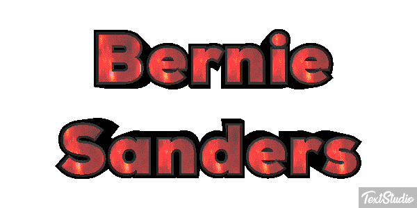 Bernie Sanders Text effect