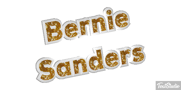 Bernie Sanders Text effect