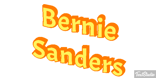 Bernie Sanders Text effect