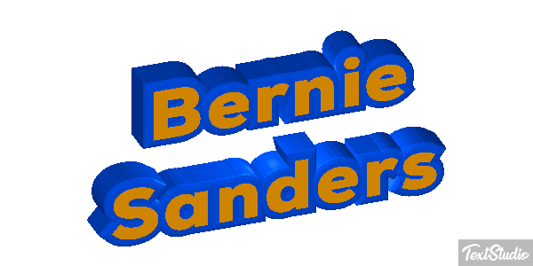 Bernie Sanders Text effect