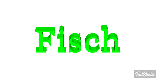 Fisch Texteffekt