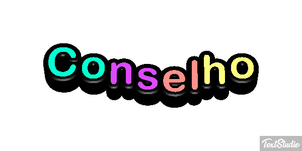 Conselho Text effect
