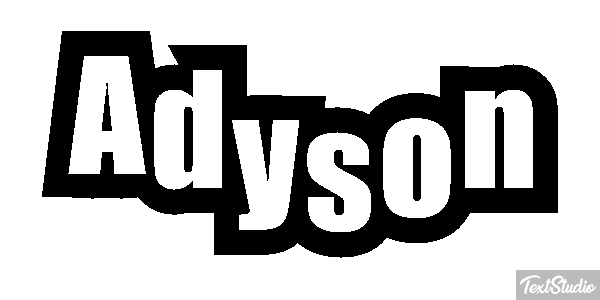 Adyson Text effect