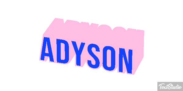 Adyson Text effect