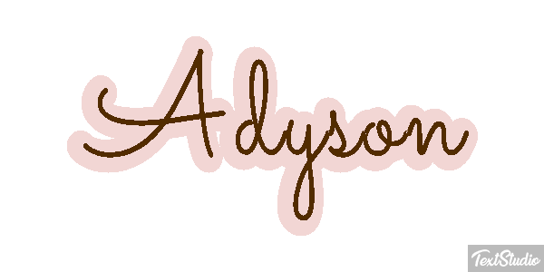 Adyson Text effect
