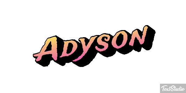 Adyson Text effect