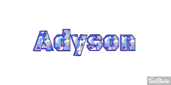 Adyson Text effect