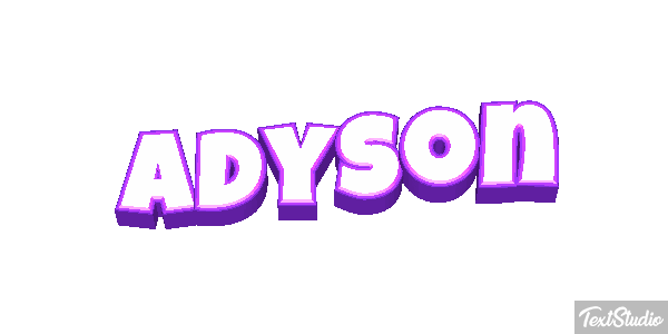 Adyson Text effect