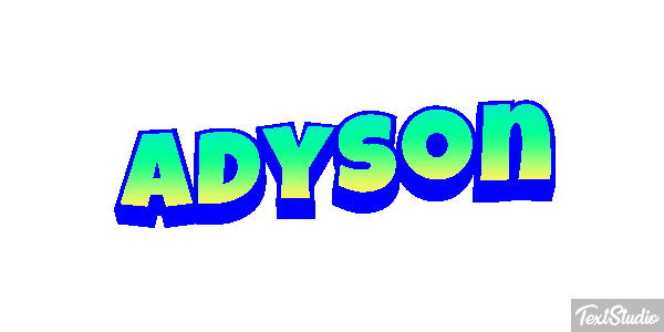 Adyson Text effect