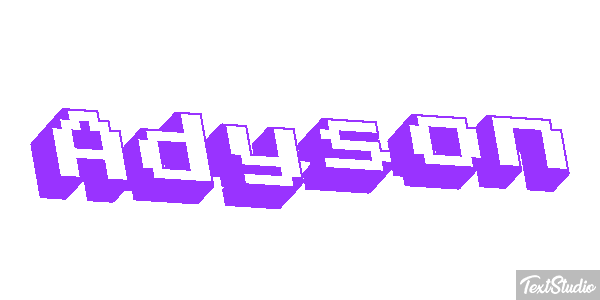 Adyson Text effect