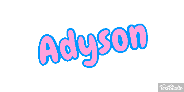 Adyson Text effect