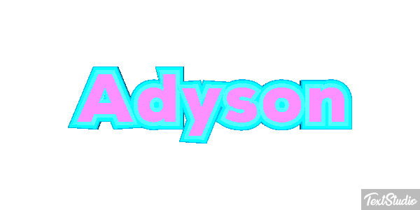 Adyson Text effect