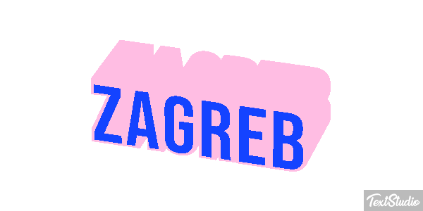 Zagreb Texteffekt