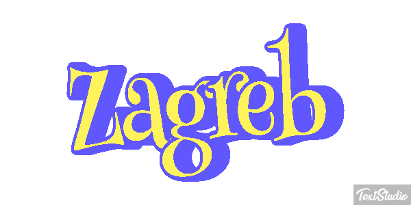 Zagreb Texteffekt