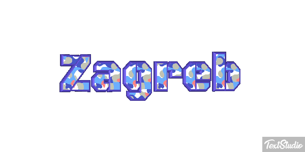 Zagreb Texteffekt