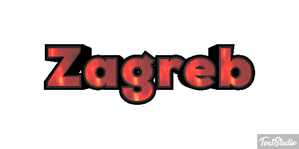 Zagreb Texteffekt