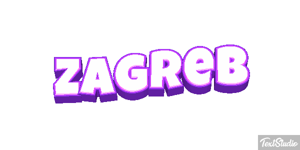 Zagreb Texteffekt