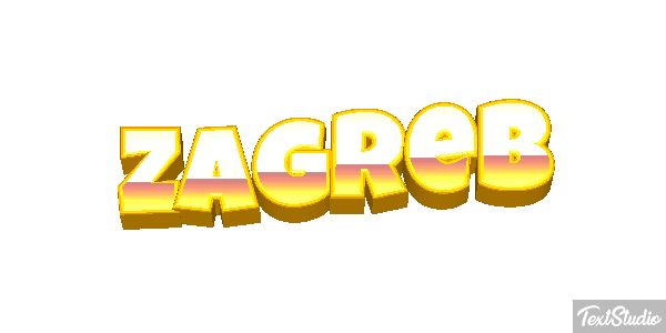 Zagreb Texteffekt