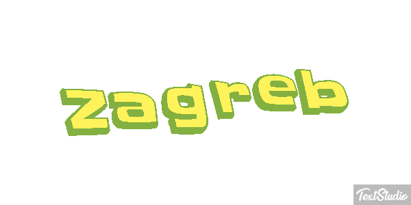 Zagreb Texteffekt