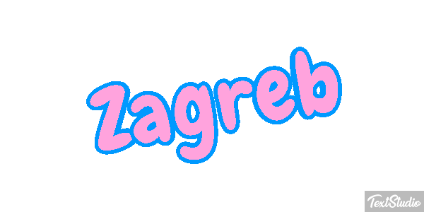 Zagreb Texteffekt