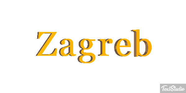 Zagreb Texteffekt