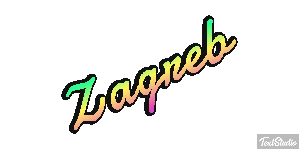 Zagreb Texteffekt