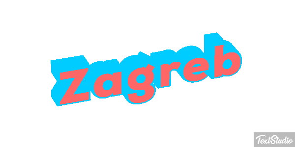Zagreb Texteffekt
