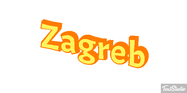 Zagreb Texteffekt