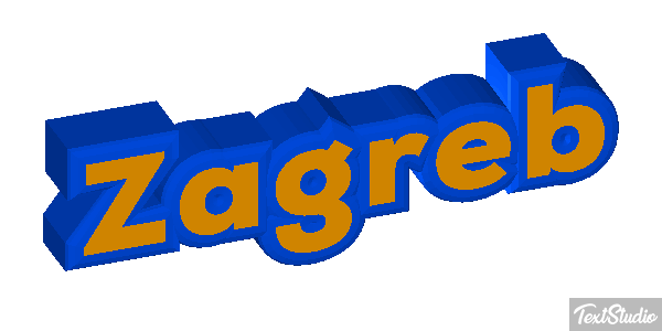 Zagreb Texteffekt