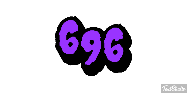 696 Texteffekt