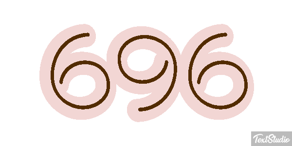 696 Texteffekt