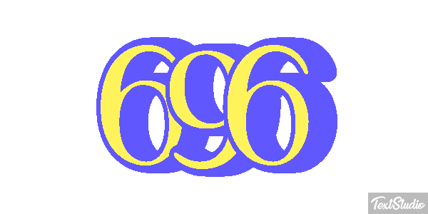 696 Texteffekt
