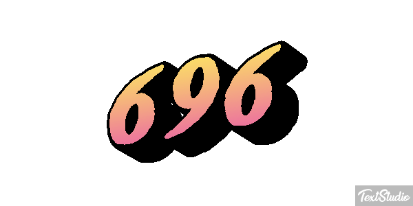696 Texteffekt