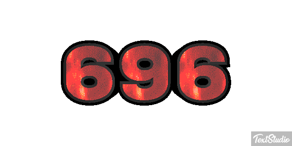 696 Texteffekt