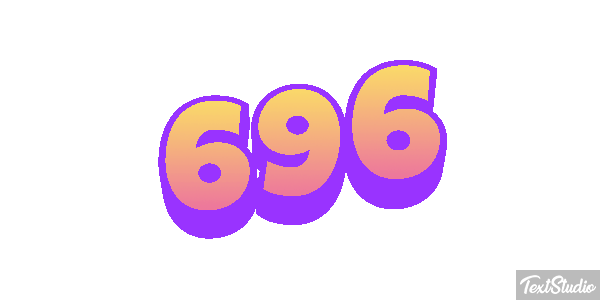 696 Texteffekt