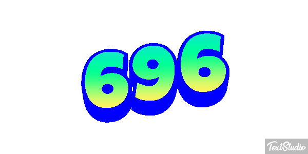 696 Texteffekt
