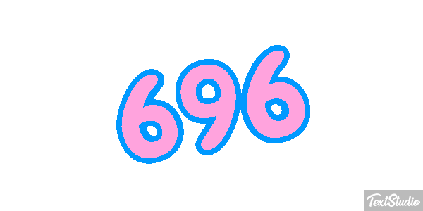 696 Texteffekt
