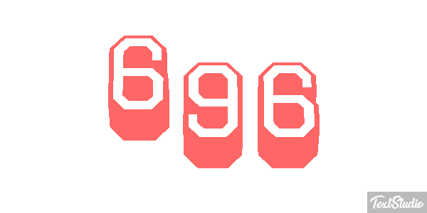 696 Texteffekt