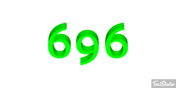 696 Texteffekt