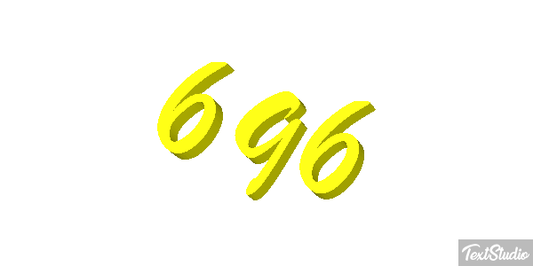 696 Texteffekt