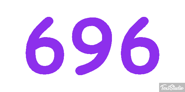 696 Texteffekt