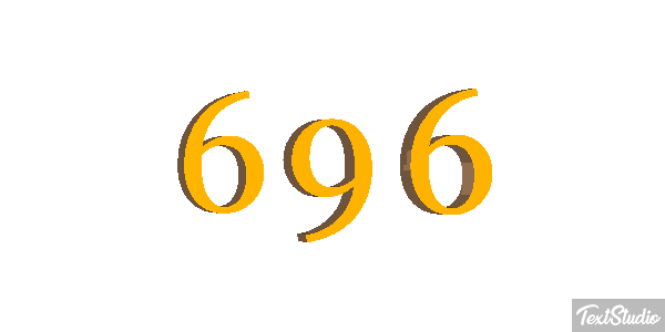 696 Texteffekt