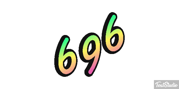 696 Texteffekt