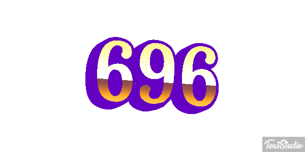 696 Texteffekt