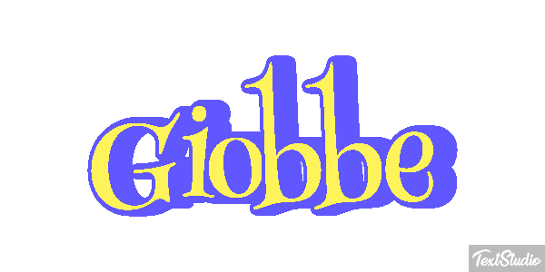 Giobbe Text effect