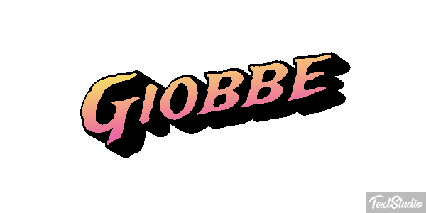 Giobbe Text effect