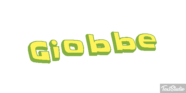 Giobbe Text effect