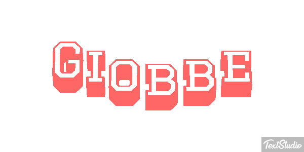 Giobbe Text effect