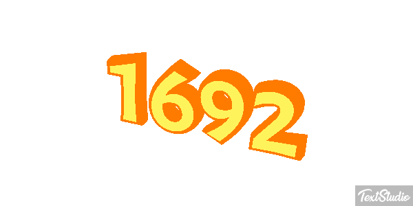 1692 Tekst effect